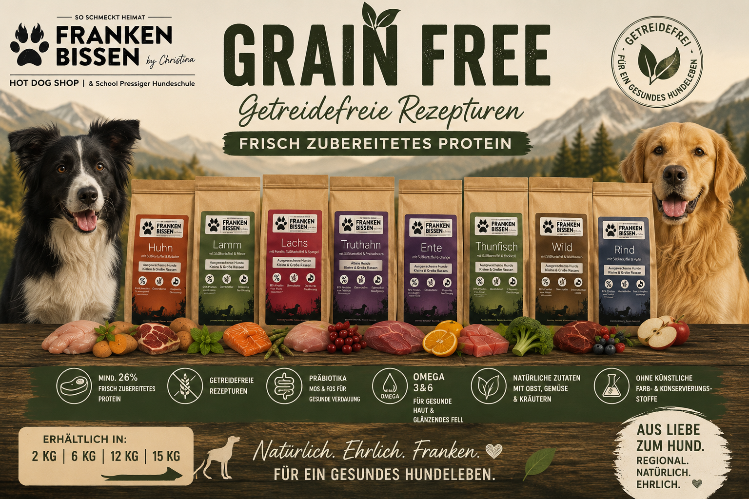Grain Free - Getreidefreies Hundefutter