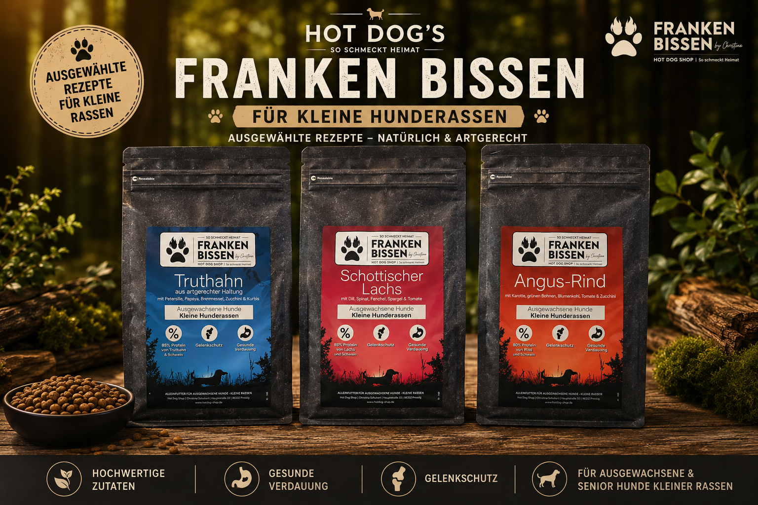 Hundefutter für kleine Hunde
