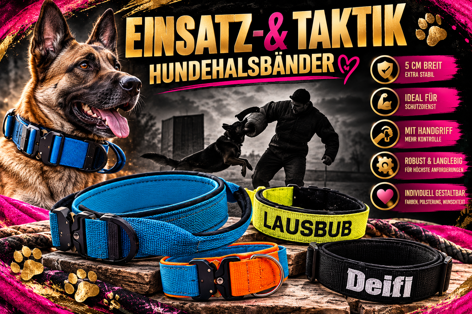 Taktik- & Einsatz-Halsbänder