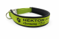 Preview: Personalisiertes Hundehalsband "Green Black Comfort" - gepolstert, robust & individuell