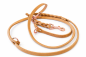 Preview: Handgeflochtene Naturlederleine 9 mm – 2 m | dreifach verstellbar | extrem weich & robust