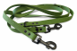 Preview: Hexa Hundeleine Oliv - 18mm / 2,30 m / 3-fach verstellbar
