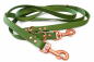 Preview: Hexa Hundeleine Oliv - 18mm / 2,30 m / 3-fach verstellbar