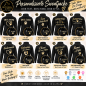 Preview: Personalisierte Sweatjacke für Hundefreunde – mit Wunschtext