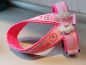 Preview: Führgeschirr pink rosa personalisiert mit Polsterung