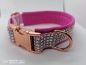 Preview: Strassoptik Hundehalsband rosa