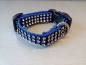 Preview: Strass Hundehalsband Welpenhalsband XS 1,5 cm breit mitwachsend Glitzer Halsband