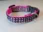 Preview: Mitwachsendes Strasshalsband  Welpenhalsband Hundehalsband Strass Glitzer
