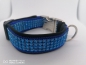 Preview: Strasshalsband Hundehalsband Glitzer Halsband blau