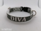 Preview: Diva Halsband Hundehalsband Welpenhalsband 1,5cm breit