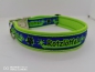 Preview: Rotzlöffel Hundehalsband grün/blau