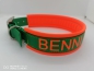 Preview: Personalisiertes Sicherheitshalsband Jagdhund Halsband Biothane