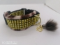 Preview: Strasshalsband Hundehalsband mit Strass Leolook