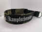 Preview: Personalisiertes Biothane Hundehalsband camouflage