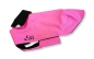 Preview: Softshell Mantel neonpink/schwarz mit Wunschtext Hundemantel