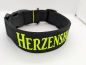 Preview: Hundehalsband, Welpenhalsband mitwachsend schwarz