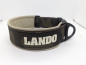 Preview: Hundehalsband camouflage personalisiert mit Polsterung