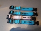 Preview: Mitwachsende Welpenhalsbänder mit Wunschtext 1,5cm breit Hundehalsband Namenshalsband