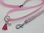 Preview: GlamourLeine Deluxe - Verstellbare Hundeleine mit Strass und Glitzer