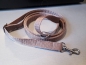 Preview: Hundeleine Welpenleine  verstellbar von 100-200cm 1,5cm breit