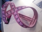 Preview: Y-Geschirr Hundegeschirr rosa Anker Maritim 3,5 cm breit mit Polsterung