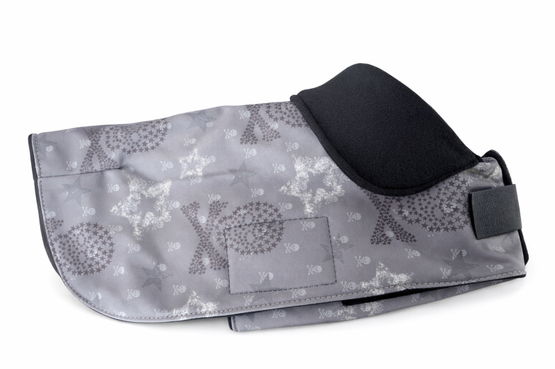 Softshell Hundemantel mit Fleece-Fütterung / wetterfest & warm / Maßanfertigung