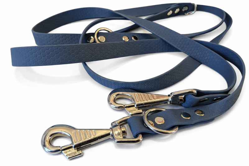 Hexa Hundeleine Navyblau - 18mm / 2,30 m / 3-fach verstellbar