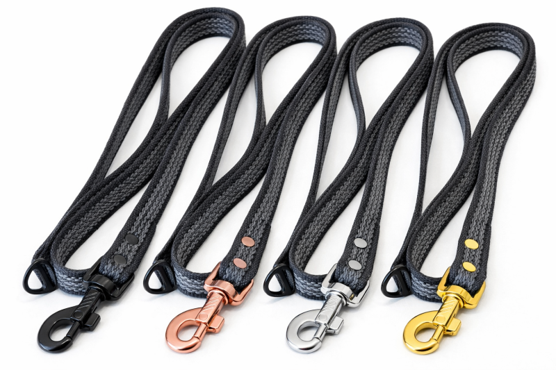 Gummierte Anti-Slip Hundeleine – rutschfeste Führleine aus Gurtband mit Handschlaufe