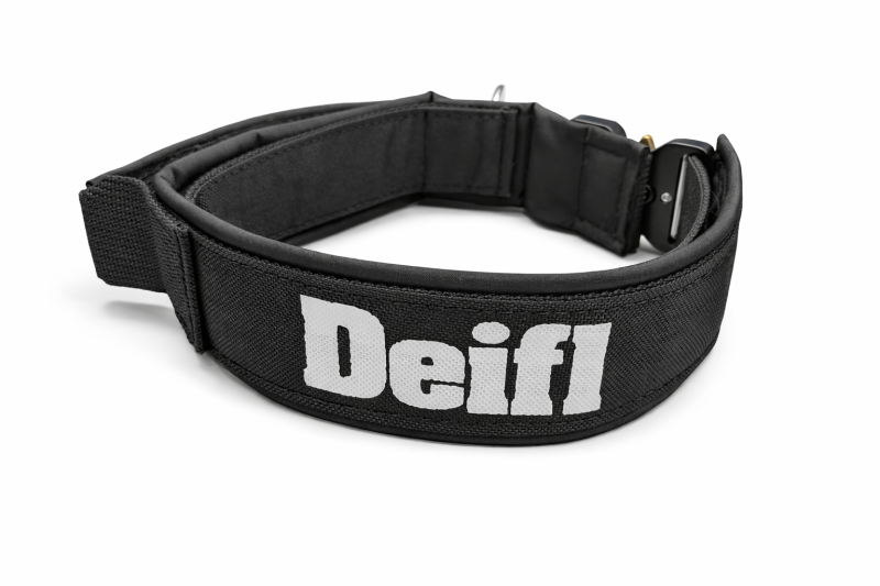 Personalisiertes Taktik-Hundehalsband 5 cm – mit Griff, Klett & Softshellpolsterung – extra robust & verstellbar