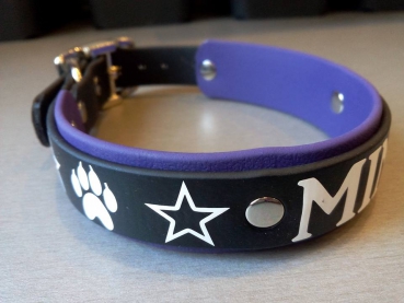 Personalisiertes Biothane Hundehalsband