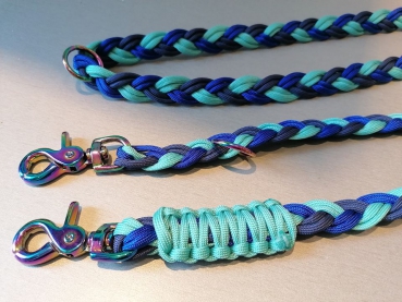 Paracordleine blau/ türkis