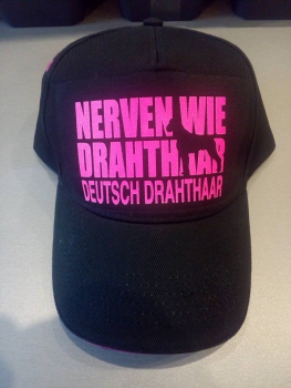 Basecap, Schildmütze Nerven wie Drahthaare ( Deutsch Drahthaar )