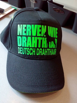 Preview: Basecap, Schildmütze Nerven wie Drahthaare ( Deutsch Drahthaar )