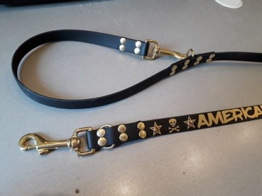 Personalisiertes Biothane Hundehalsband schwarz