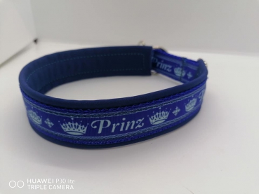 Prinz Hundehalsband blau