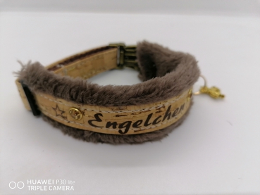 Personalisiertes Hundehalsband aus Kork