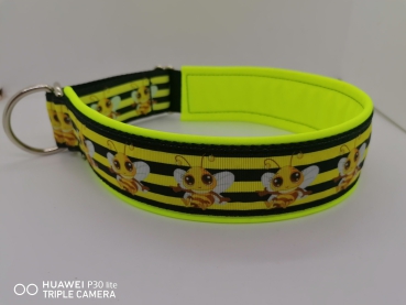 Flotte Biene Hundehalsband 5cm breit