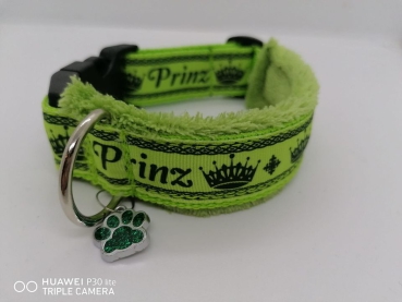Hundehalsband Prinz grün