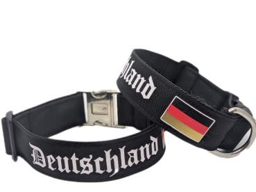 Hundehalsband Deutschland 4cm breit