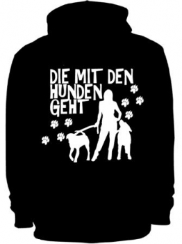 Funshirt Die mit dem Hund geht