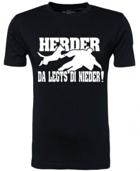 Funshirt Hundesport/ Da legts di nieder (mit jeder Rasse machbar)