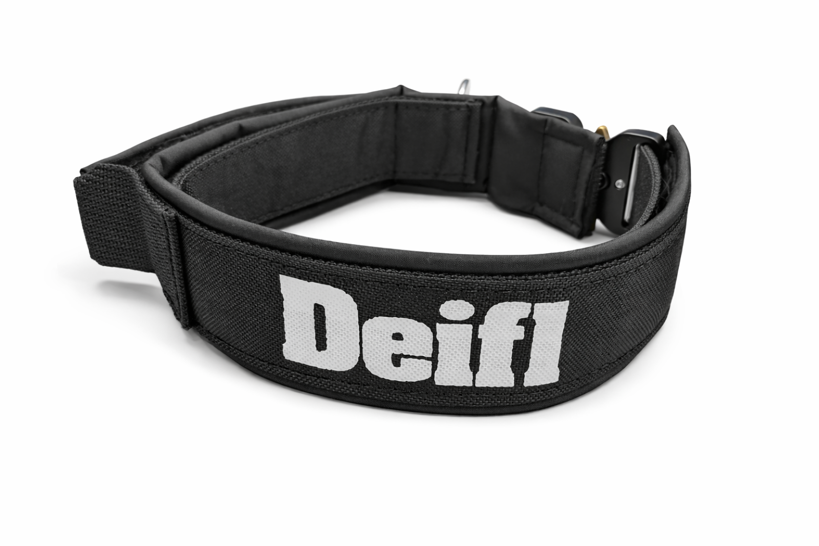 Personalisiertes Taktik-Hundehalsband 5 cm – mit Griff, Klett & Softshellpolsterung – extra robust & verstellbar