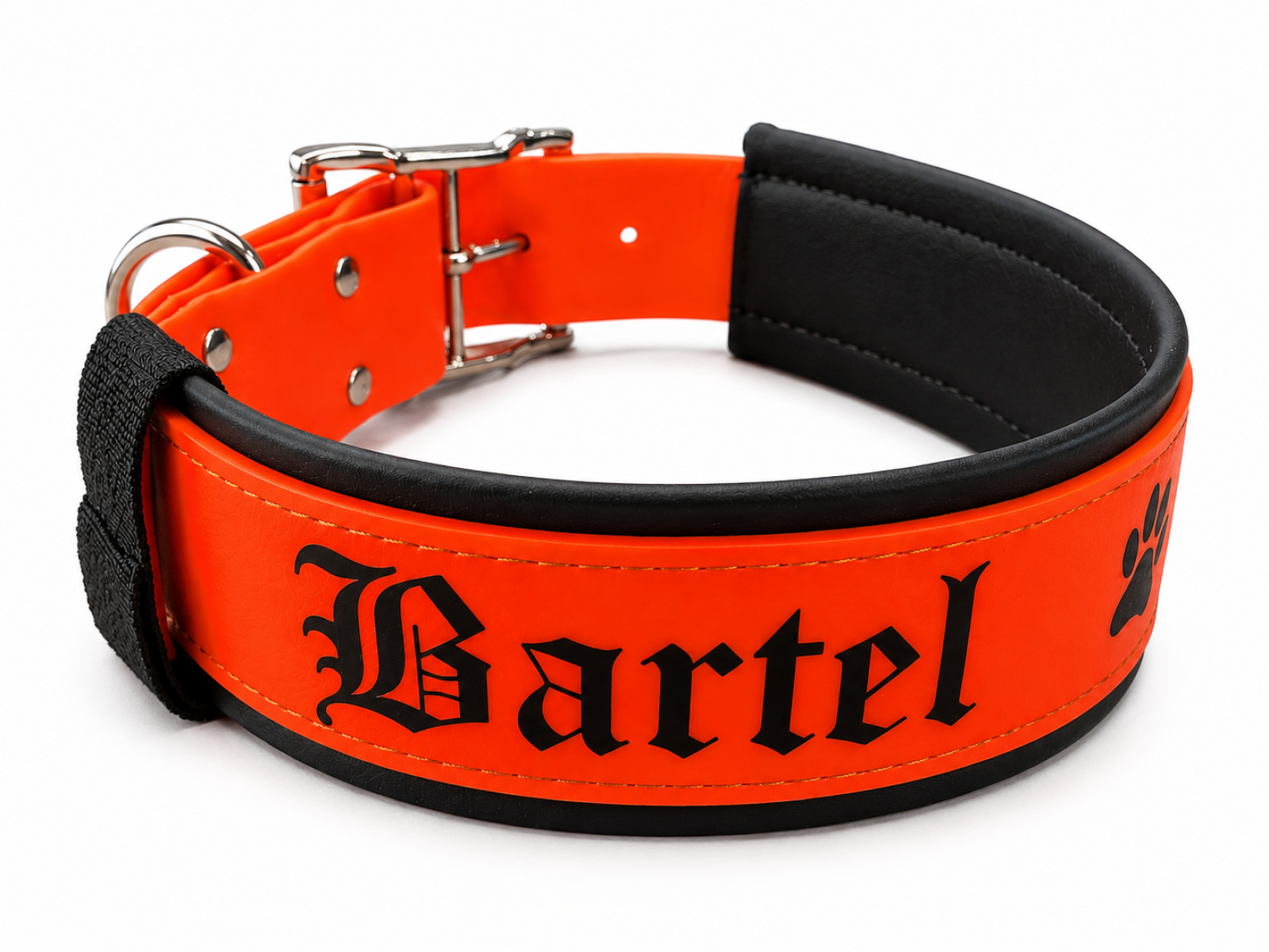 Signalhalsband aus Biothane Personalisiertes Sicherheitshalsband Arbeitshalsband Jagdhunde