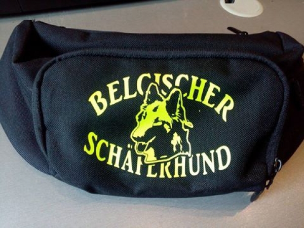 Bauchtasche Gassitasche Belgischer Schäferhund ( Groenendael/ Tervueren)