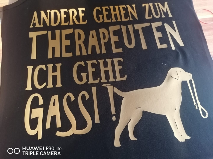 Gassi Pullover, Hund