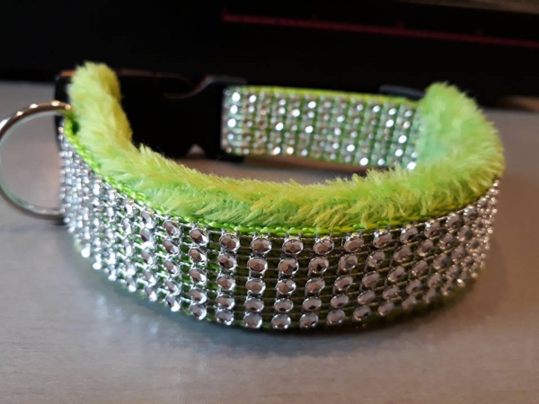 Strassoptik Hundehalsband Glitzerhalsband für Hunde