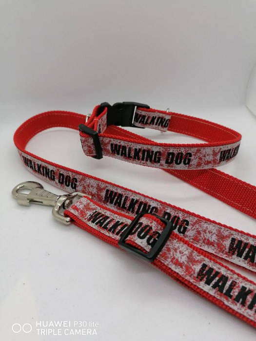 The Walking Dog mitwachsendes Welpenhalsband Hundehalsband