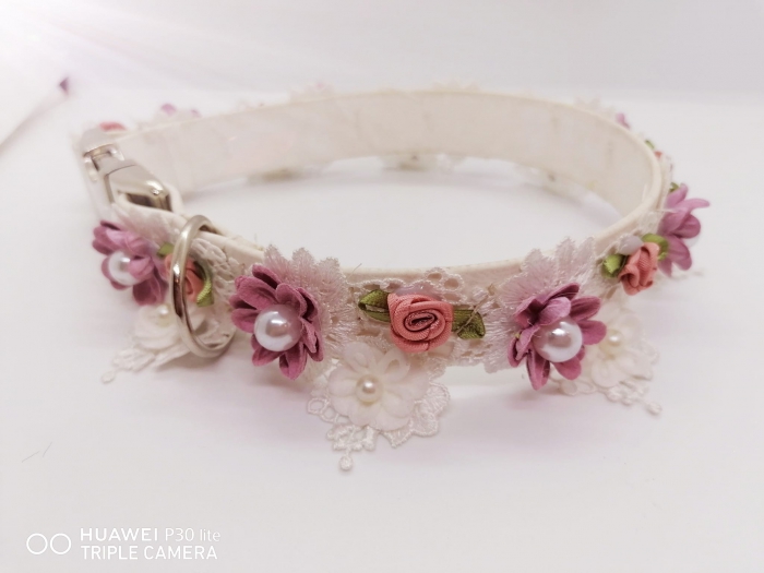 Hochzeitshalsband Boho Blumenranke