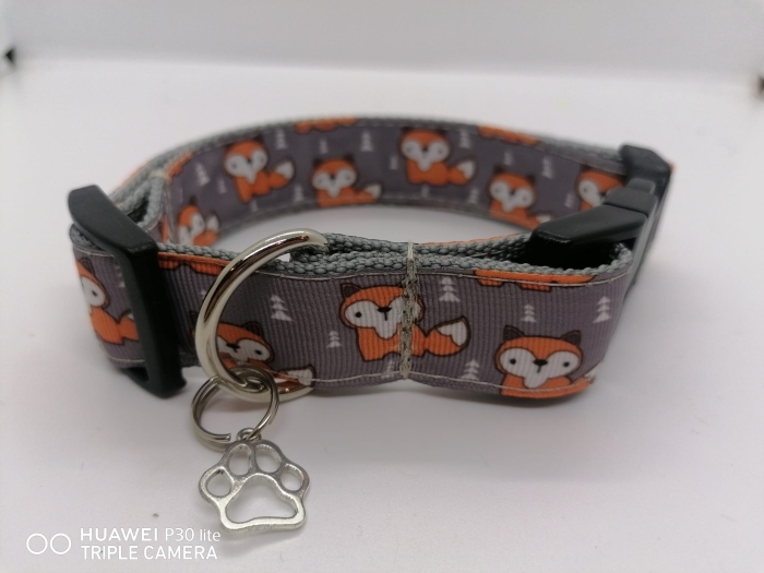 Hundehalsband mitwachsendes Welpenhalsband Fuchs