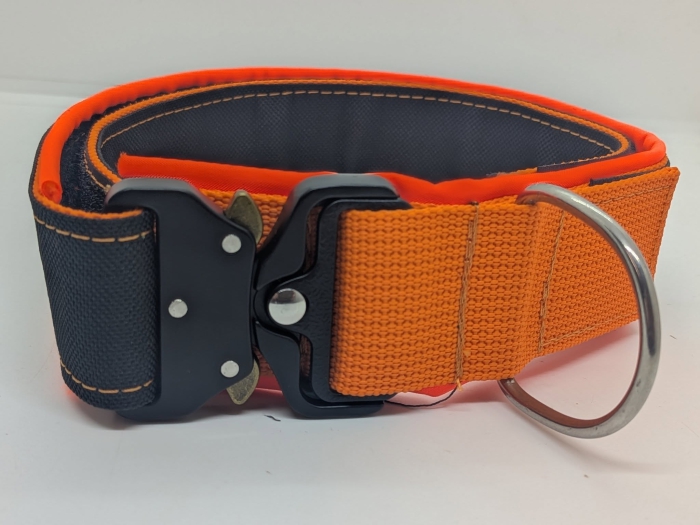 Taktik-Hundehalsband 5 cm - Softshell Uni